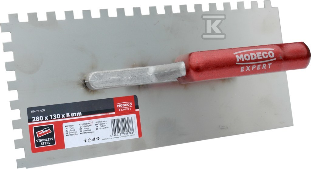 Taloche dentée en acier inoxydable - MN-73-406